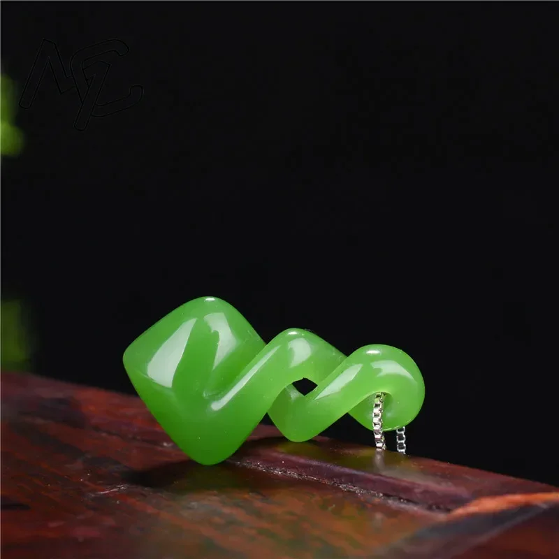 Colgante de Color verde de Jad - Women Accessories Dropshipping reseña y precio