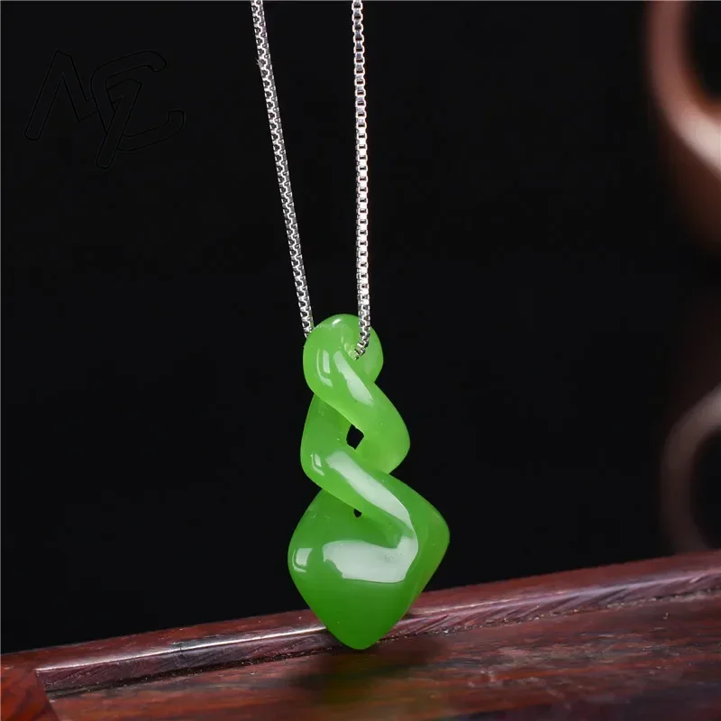 Colgante de Color verde de Jad - Women Accessories Dropshipping reseña y precio
