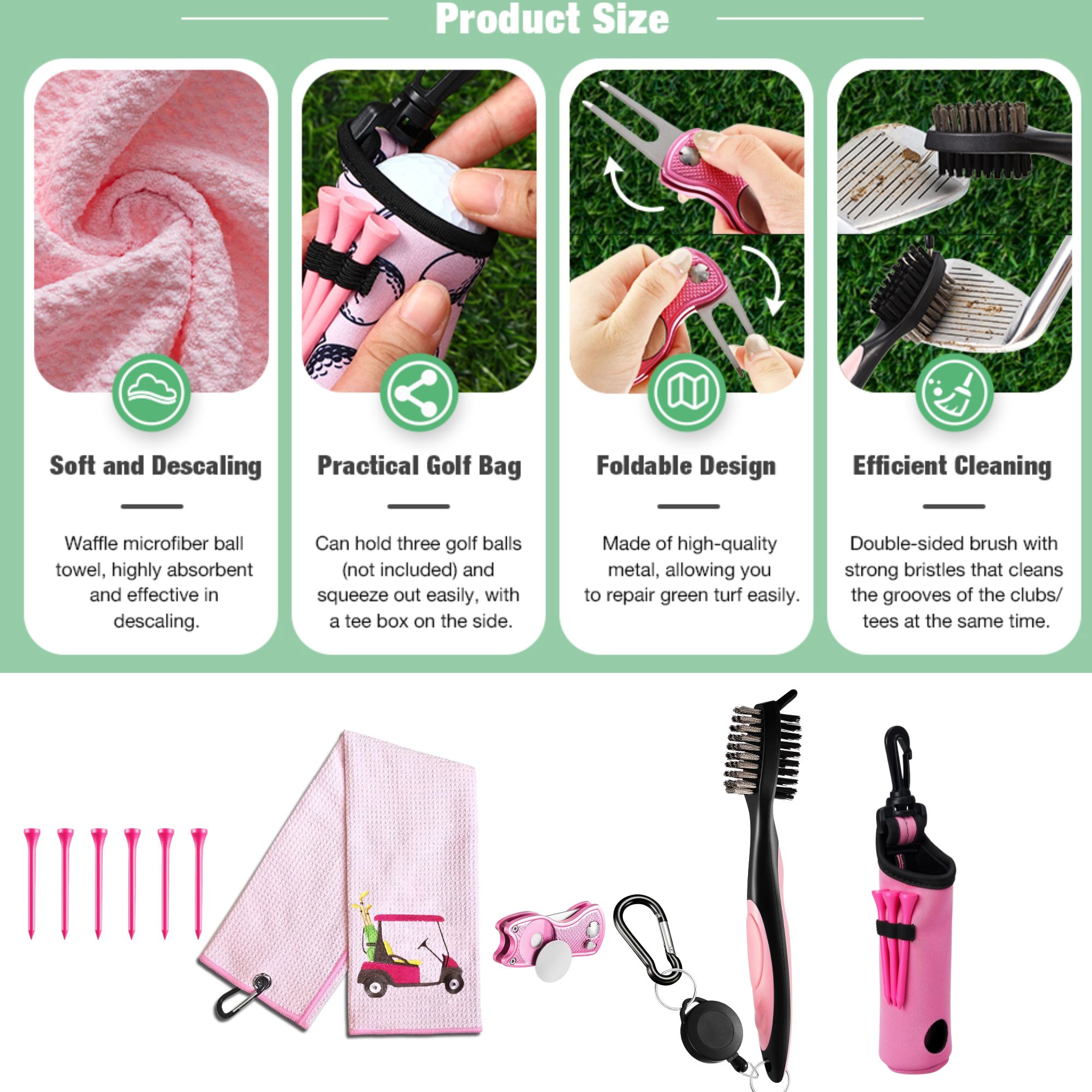 Kit de 10 Accesorios de Golf,  - Women'S Golf Accessories reseña y precio