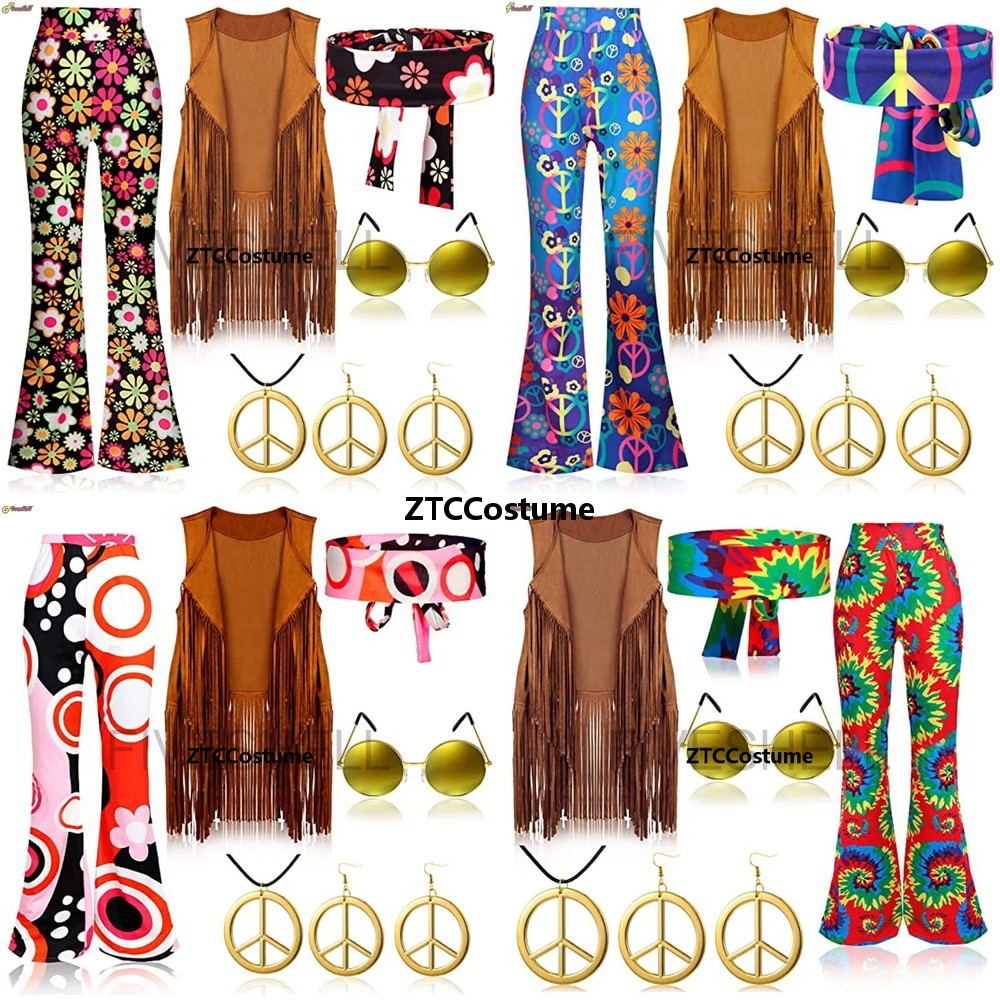 Disfraz Hippie para Mujer, Est - Women'S Accessories In The 70S reseña y precio