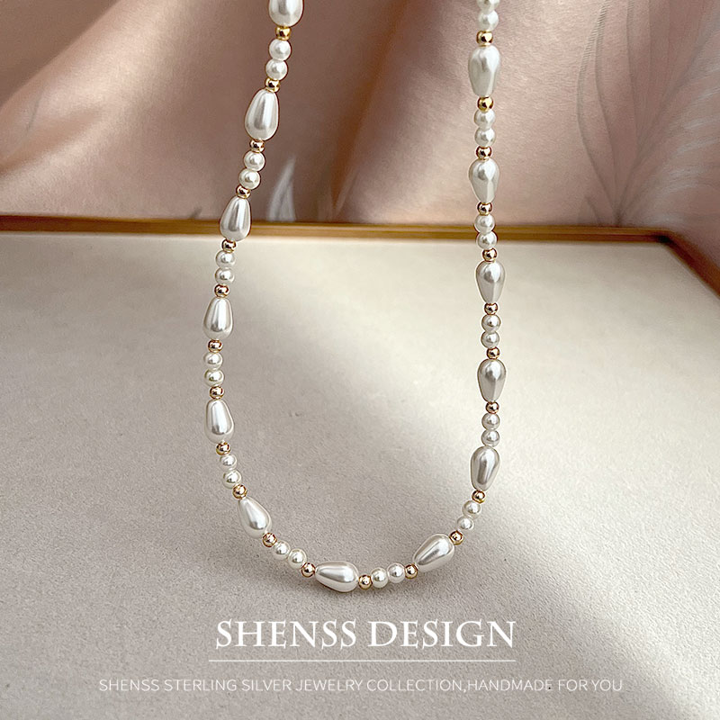 Elegante collar de gota de agu - Women Accessories Dropshipping reseña y precio