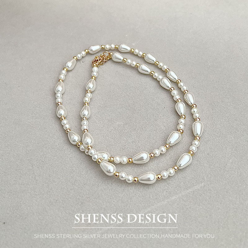 Elegante collar de gota de agu - Women Accessories Dropshipping reseña y precio