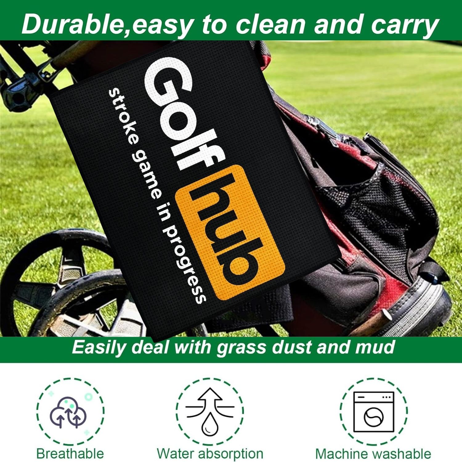 Divertida toalla de golf premi - Women'S Golf Accessories reseña y precio