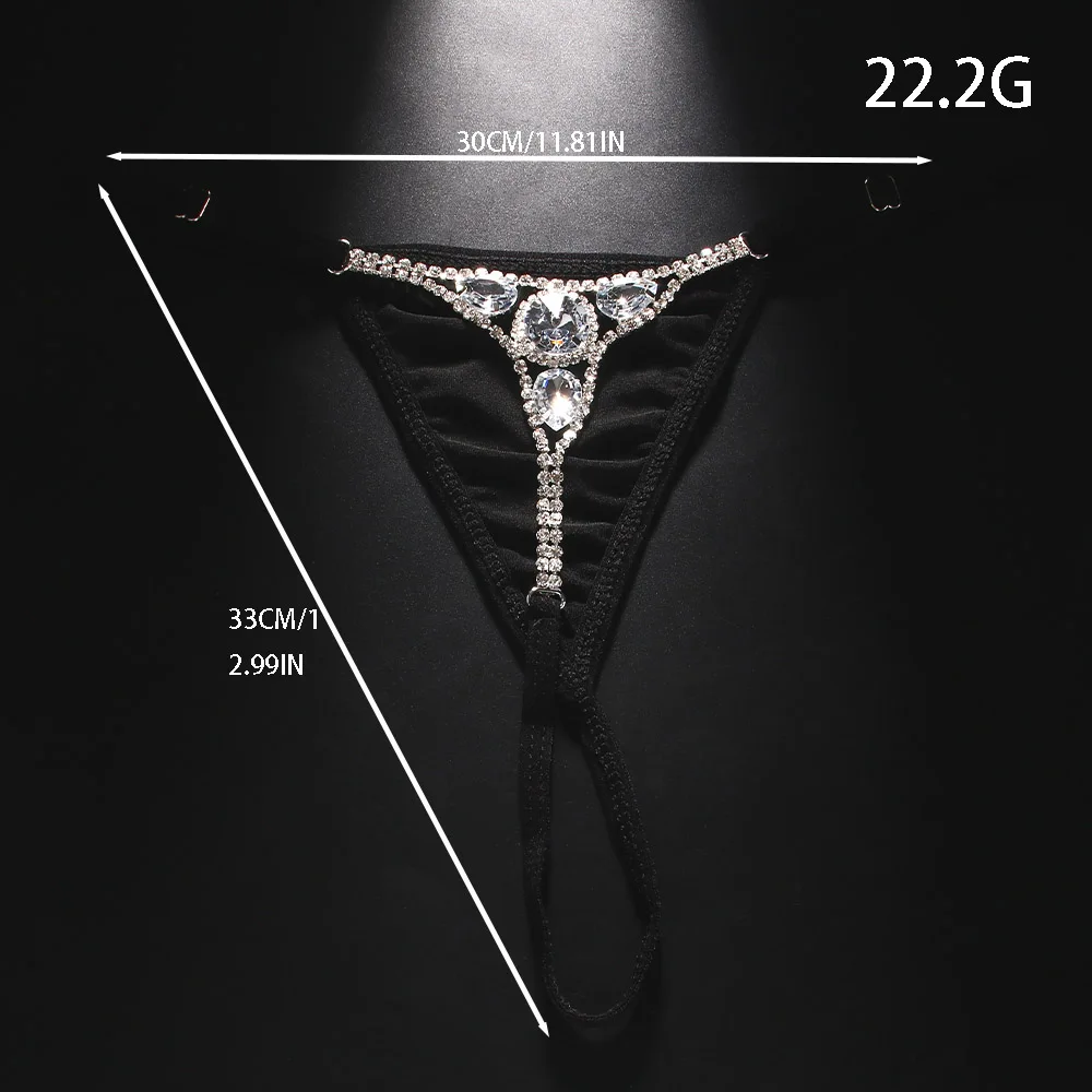 Tanga redonda Sexy con diamant - Women Accessories Dropshipping reseña y precio
