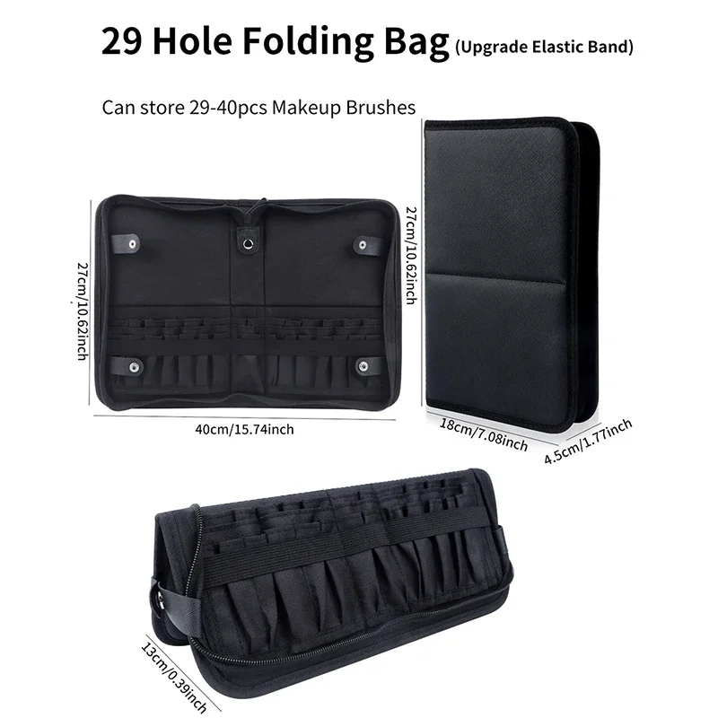 Bolsa plegable para brochas de - Women Accessories Box reseña y precio
