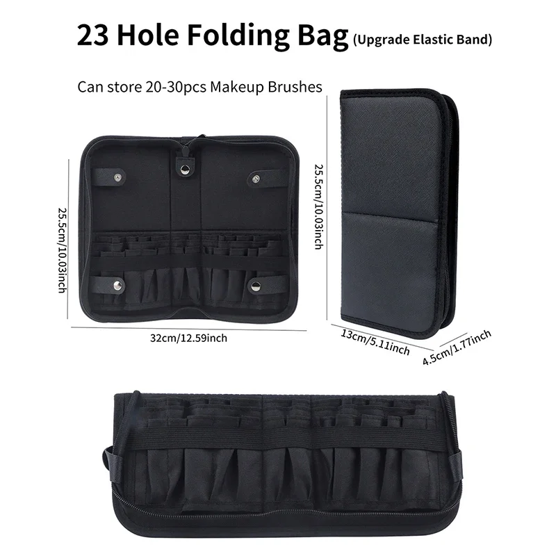 Bolsa plegable para brochas de - Women Accessories Box reseña y precio